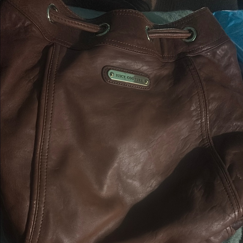 Juicy Couture Brown Leather Bag